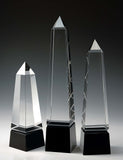 black obelisk crystal award, custom crystal award Crystal Award, Corporate Crystal Award