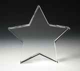 Crystal Star Paper Weight  , Crystal Award