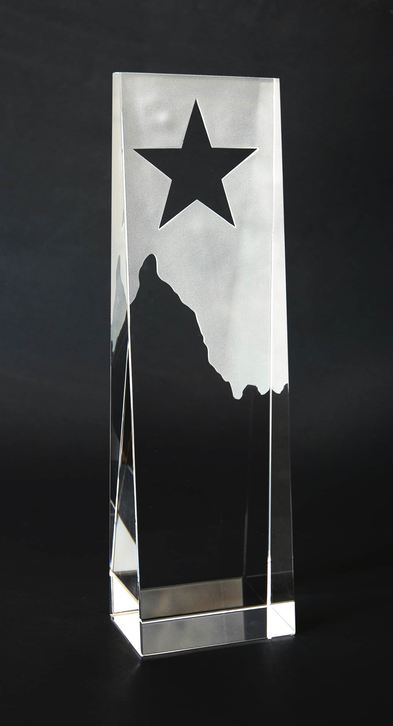 Crystal Award , Hexagon Crystal Award, Corporate Crystal Award, Star Award