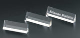 crystal name plate, great for executive gifts , customizable with texts and logos