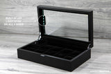 Maverick Black Premium LED Watch Box (9 Slots)