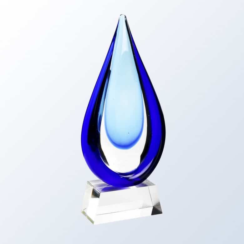 art glass, art glass crystal awards, custom crystal awards, custom awards, abstract awards, glass art