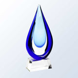art glass, art glass crystal awards, custom crystal awards, custom awards, abstract awards, glass art