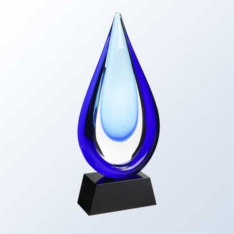 art glass, art glass crystal awards, custom crystal awards, custom awards, abstract awards, glass art