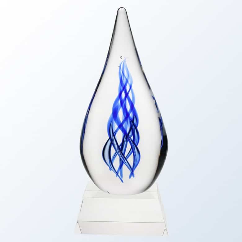 art glass, art glass crystal awards, custom crystal awards, custom awards, abstract awards