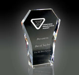 Crystal Award, Corporate Crystal Award, Custom crystal award