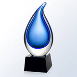 art glass, art glass crystal awards, custom crystal awards, custom awards, abstract awards
