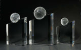 Crystal golf award , Custom crystal golf award , award for golf tournaments , golf game awards