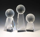 Custom Golf Crystal Award, Perfect award for golf games, golf tournaments , Perfect corporate gift , add your own custom text and logo