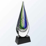 art glass, art glass crystal awards, custom crystal awards, custom awards, abstract awards, glass art, glass award custom, trophy