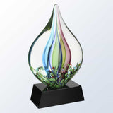 art glass, art glass awards, crystal awards for sale, custom awards, art glass abstract, best crystal award