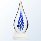art glass, art glass crystal awards, custom crystal awards, custom awards, abstract awards