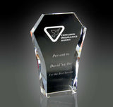 Crystal Award, Corporate Crystal Award, Custom crystal award 